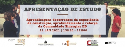 Apresenta&ccedil;&atilde;o de estudo sobre a Comunidade Sinergias ED