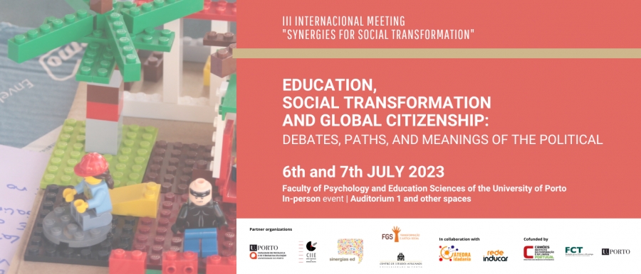 The call for papers for the III International Meeting "Synergies for Social Transformation" is open!