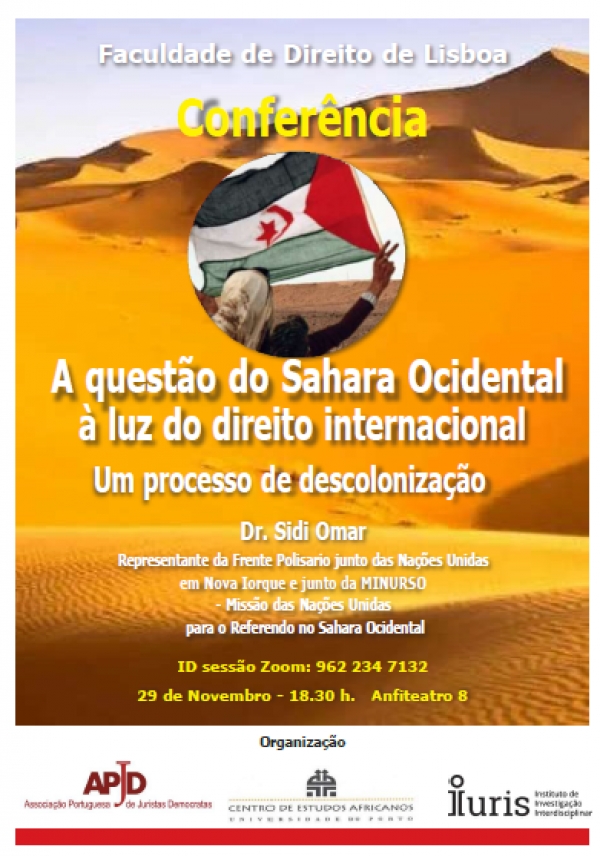 Conferência - A questão do Sahara Ocidental à luz do direito internacional