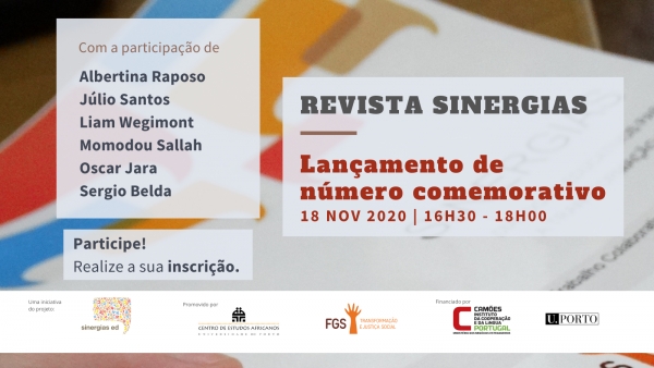 [Novidades] Lan&ccedil;amento de n&uacute;mero comemorativo  - Revista Sinergias