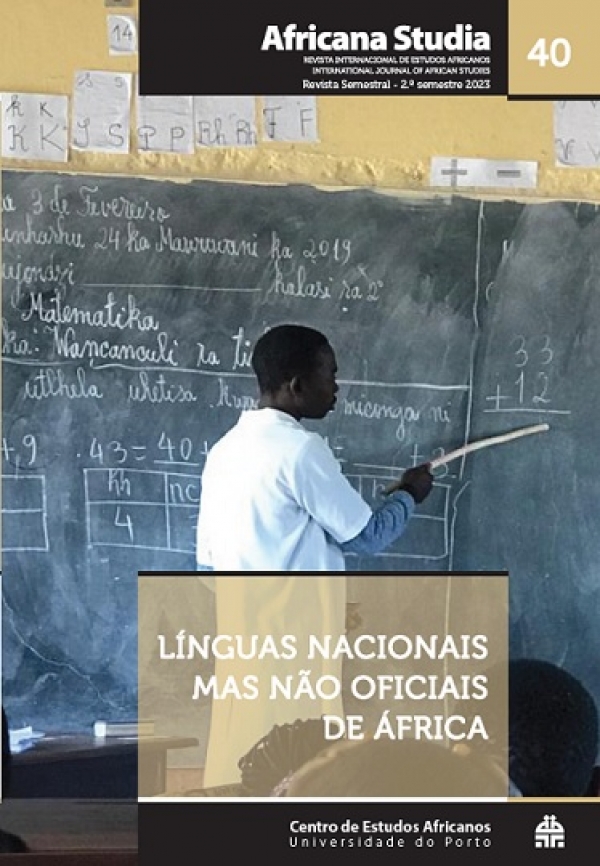 Africana Studia no. 40  - L&iacute;nguas Nacionais mas N&atilde;o Oficiais de &Aacute;frica