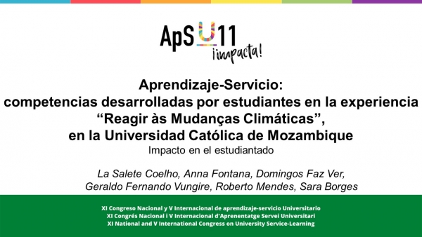 O projeto ReAgir no Congresso de Aprendizagem-Servi&ccedil;o Universit&aacute;rio