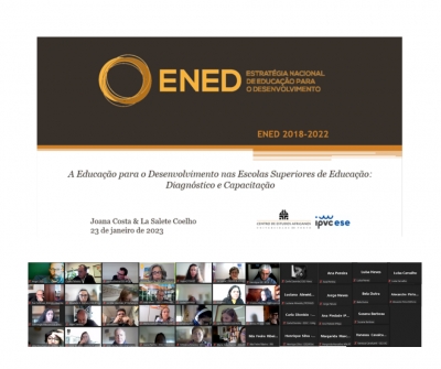 Apresentação do Levantamento sobre Educação para o Desenvolvimento (ED) e Educação para a Cidadania Global (ECG) nas Escolas Superiores de Educação (ESE)